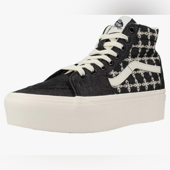 Vans SK8-Hi tapered Platform in color mixed denim - Picture 5 of 5